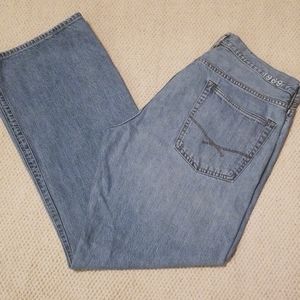 Mens Gap Loose Fit Straight Leg Jeans Size 35x34